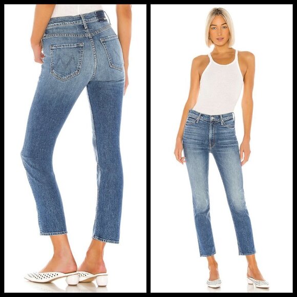 💕MOTHER SUPERIOR💕 Dazzler ~ Cowboys Don't Cry High Rise Straight Leg 24 NWT - Picture 5 of 16